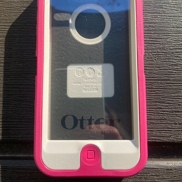 Pink Iphone 5 Defender Otterbox Case - Picture 1 of 8
